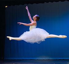 Ballerina jumping. Link to What to Give.